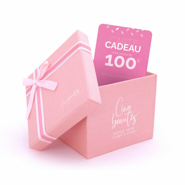 carte cadeau soins beaute 100 euros